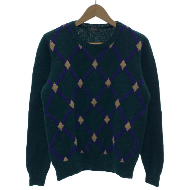 楽天市場】A.P.C. ニット サイズ:XS スリーブ 切替 ウール カシミヤ