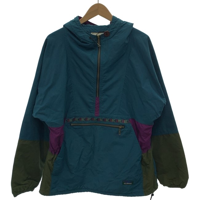 楽天市場】80s LLBean ハーフジップ ナイロン アノラック パーカー