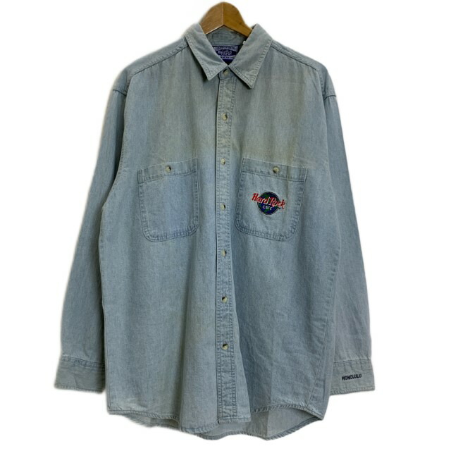 Cubavera ボタンダウンシャツ Lサイズ ハードロックカフェ タンパ