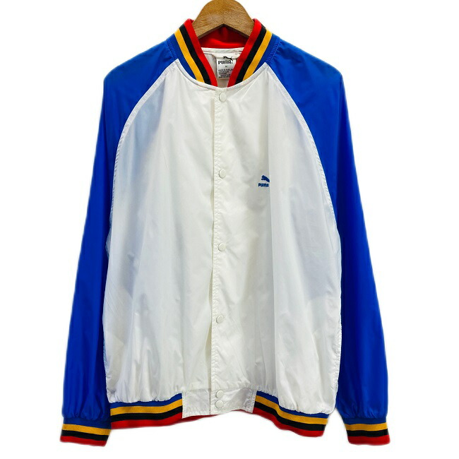 【楽天市場】PUMA コーチジャケット 80's90's vintage スポーツジャケット ナイロンジャンパー アウター ラグラン ワン