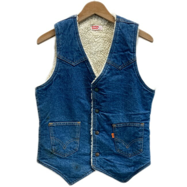 ビンテージ　70s リーバイス　スウェード　レザー　ベスト 70s LEVIS SUEDE BOA VEST SIZE L | リーバイス ボアベスト