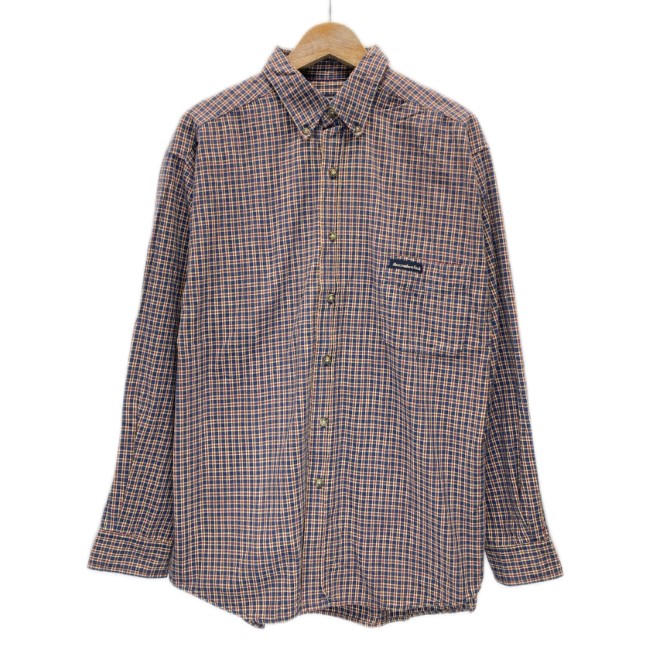 40s USA製 BIG YANK マチ付き ヴィンテージシャツ チェックシャツ 60's BIG YANKマチ付きネルシャツ｜VINTAGE / ヴィンテージ
