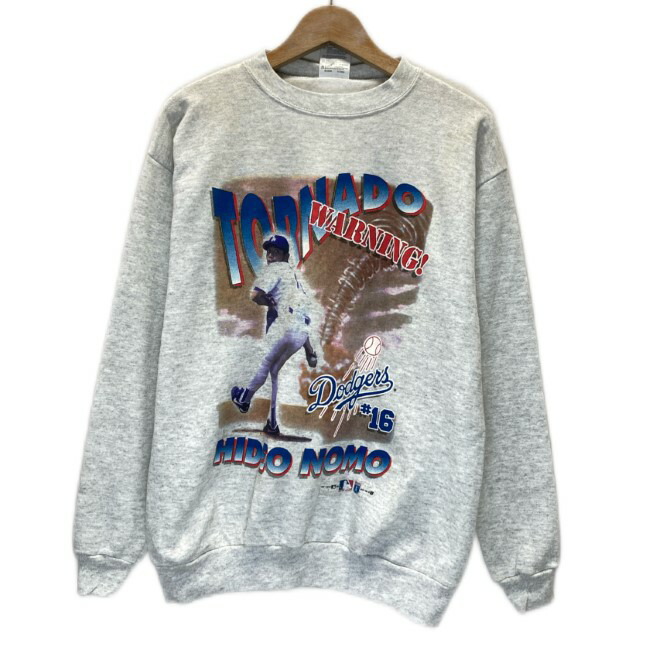 野茂英雄 ロサンゼルス・ドジャース トレーナー 1995年製 Hanes 野茂英雄 ロサンゼルス・ドジャース トレーナー 1995年製 Hanes