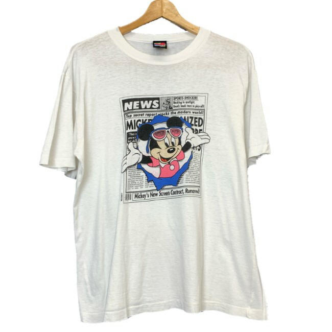 楽天市場】Disney Tシャツ 90's vintage 半袖 カットソー トップス