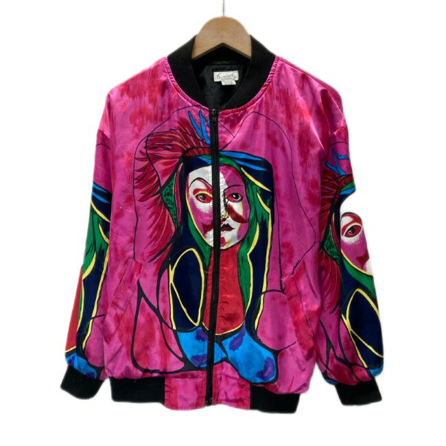 ピカソ　picasso　ブルゾン　裏地キルティング　マルチカラー ピカソ picasso ブルゾン 裏地キルティング マルチカラー