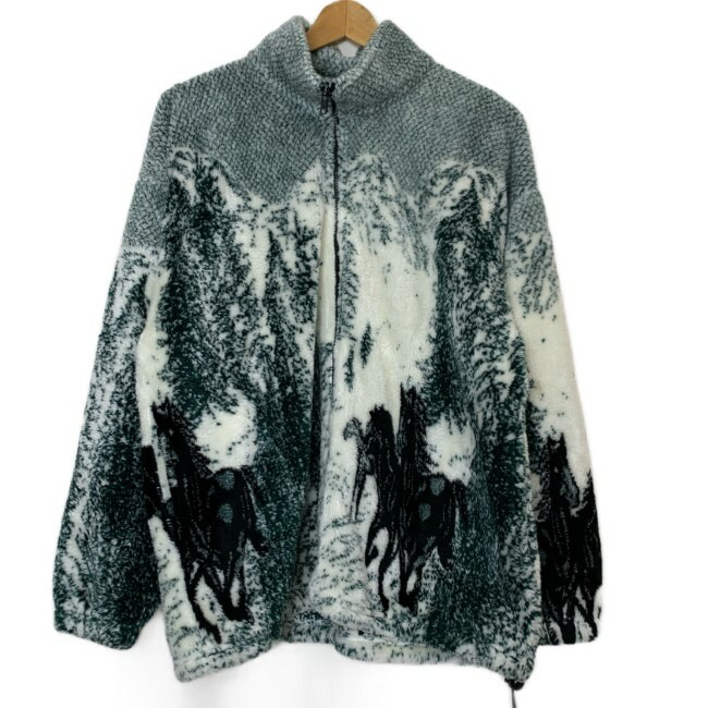 楽天市場】RANDY | STARRY (HORSE) フリースジャケット ジップアップ