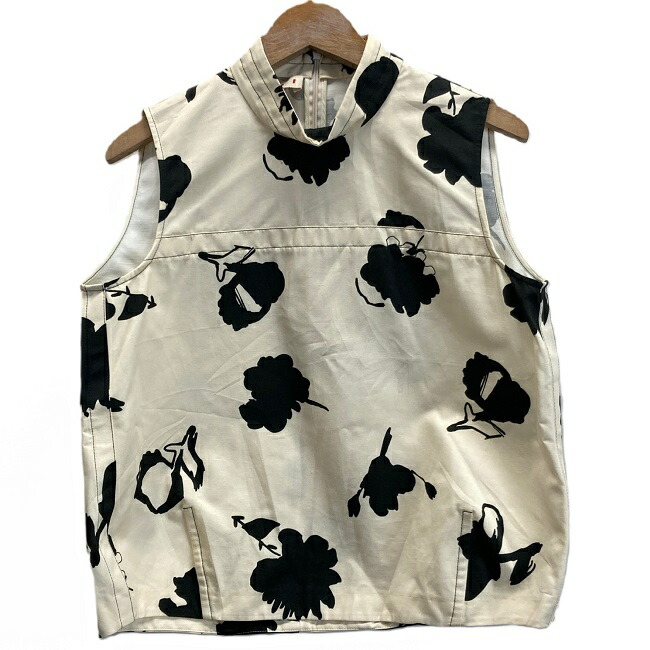 MARNI - MARNI / マルニ | ルーシュ ギャザー ノースリーブシャツ | 36 | ピンク | レディース MARNI - MARNI / マルニ | ルーシュ ギャザー ノースリーブ