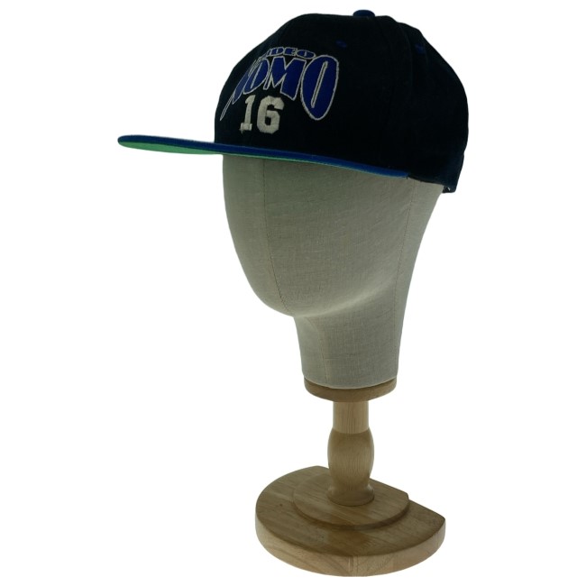 90s NOMO 野茂英雄 ドジャース キャップ 帽子 黒青　未使用 Amazon.co.jp: 90s NOMO 野茂英雄 ドジャース キャップ 帽子 黒青