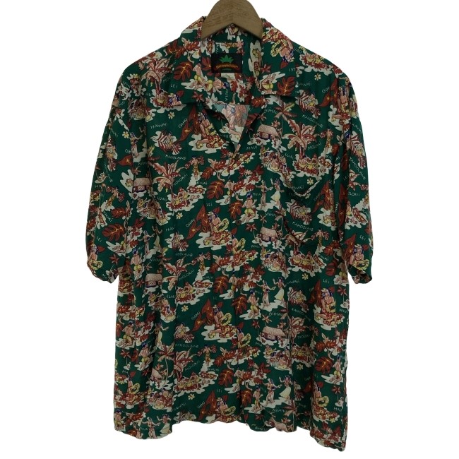 イアンべ　アロハシャツ　琉球　M 楽天市場】Eanbe いあんべ 国内正規 24SS RYUKYU SIGN ALOHA