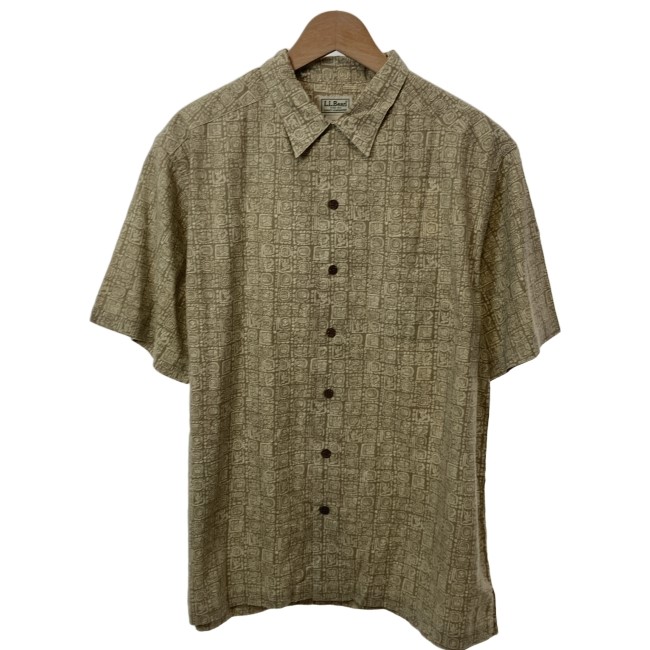 90s L.L.Beanエルエルビーン アロハシャツ 開襟半袖シャツヴィンテージ 90s L.L.Beanエルエルビーン アロハシャツ 開襟半袖シャツ