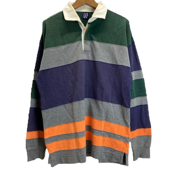 楽天市場】【中古】 GAP OLD GAP ラガーシャツ 90s vintage 90年代