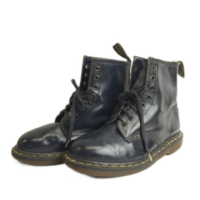 希少 ドクターマーチン 8ホール ショートブーツ 英国製 ブラウン 25.0古着 中古・古着通販】Dr.Martens (ドクターマーチン) 8ホールブーツ