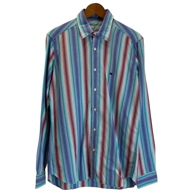 楽天市場】古着 未使用 ETRO エトロ イタリア製 シルク 総柄 長袖