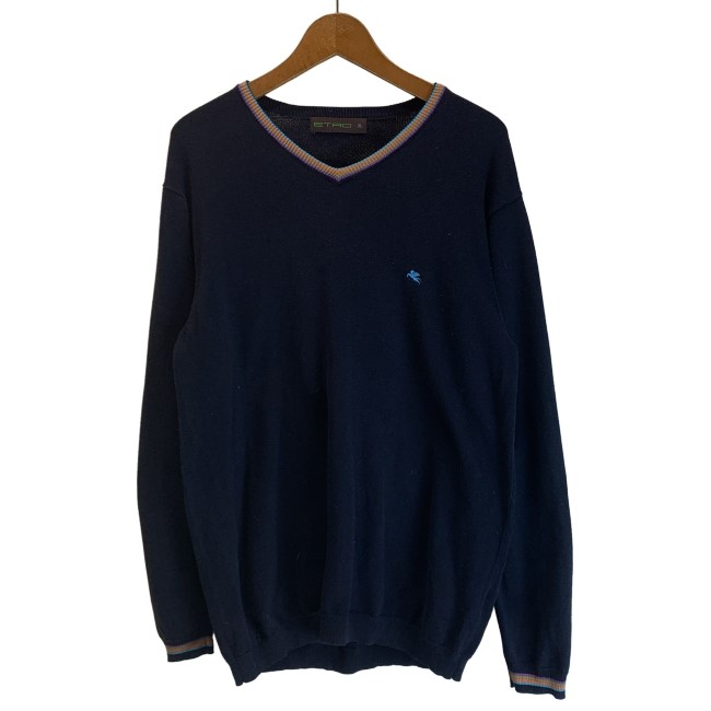 楽天市場】ETRO メンズ Vネックセーター ニットトップス オレンジ