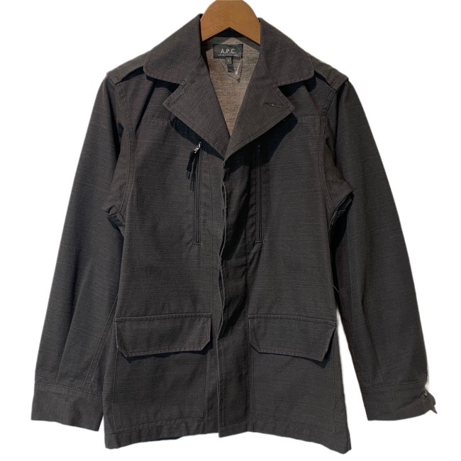 楽天市場】A.P.C. ジャケット バイアスチェック 起毛 カットパイル