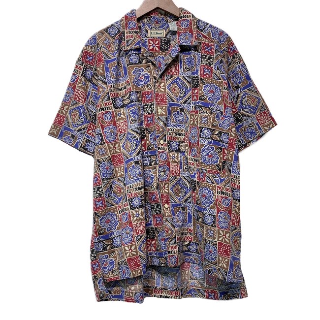 楽天市場】90s □ OLD GAP オープンカラー コットン アロハ