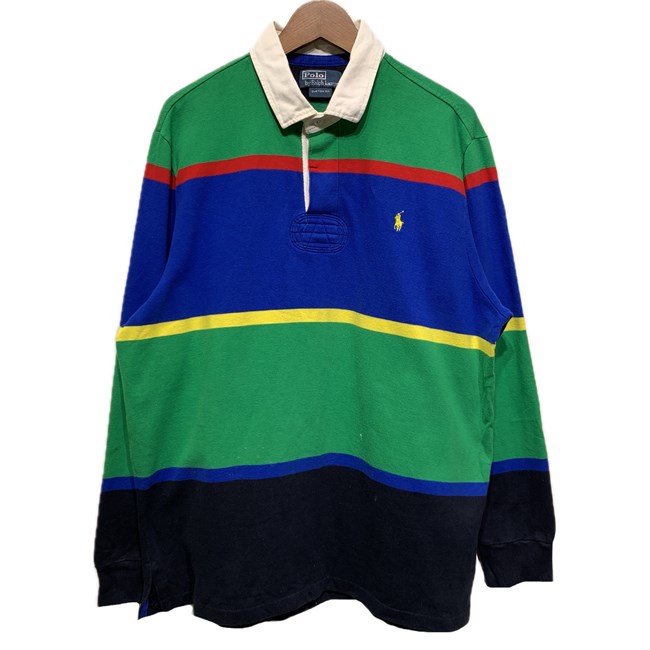 楽天市場】POLO by RALPH LAUREN ラガーシャツ 80's vintage 緑