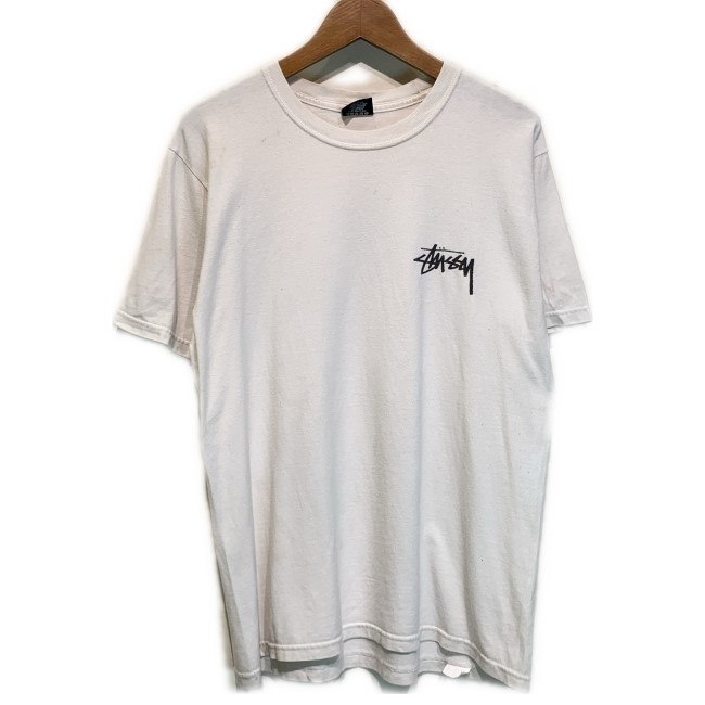 OLDStussy T REXグラフィック Tシャツ ホワイト 00s old stussy T-Rex Photo T-shirt | gerbera clothing store