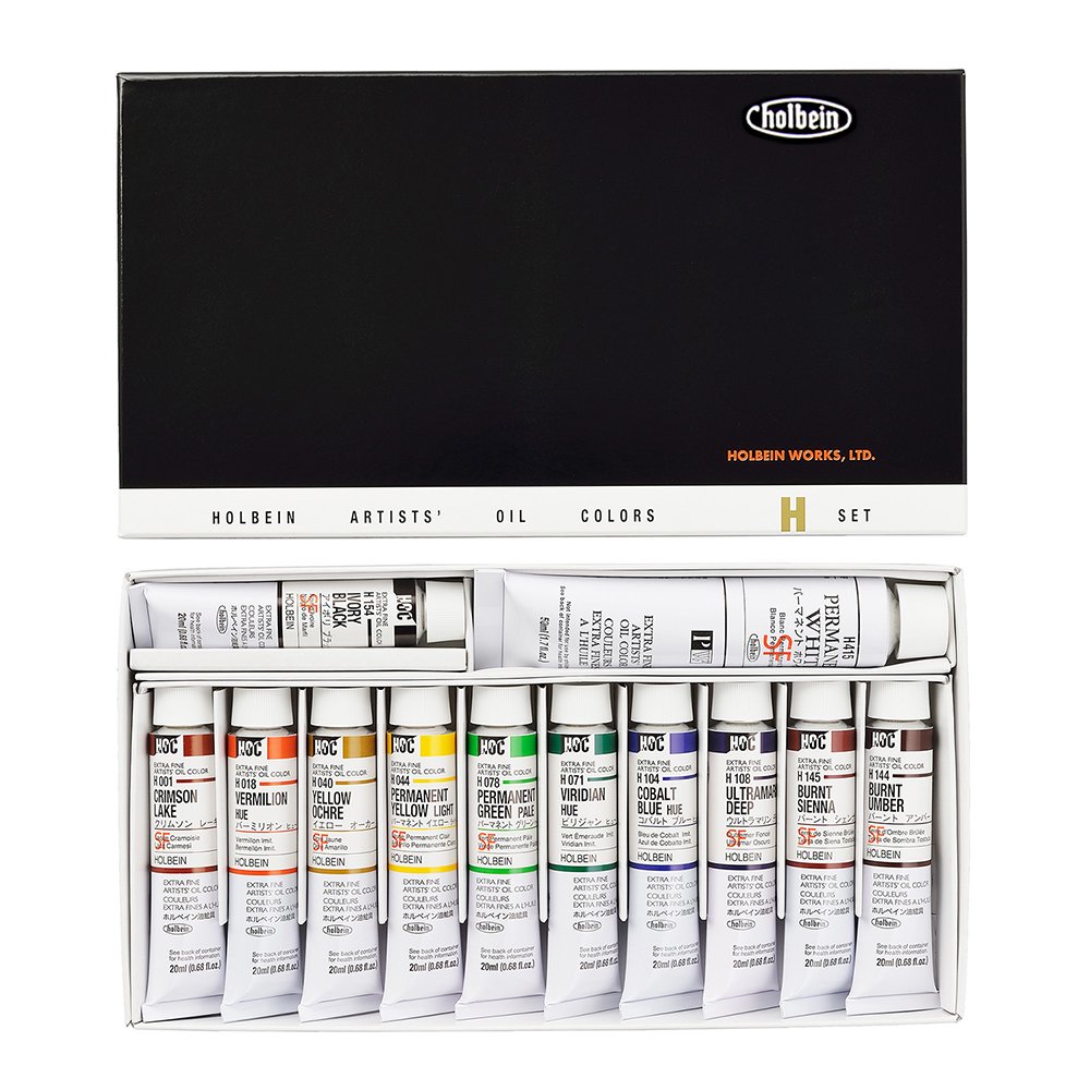 ホルベイン　油絵の具　セット Amazon | ホルベイン 習作用油絵具 B911 Aセット (20ml 11色