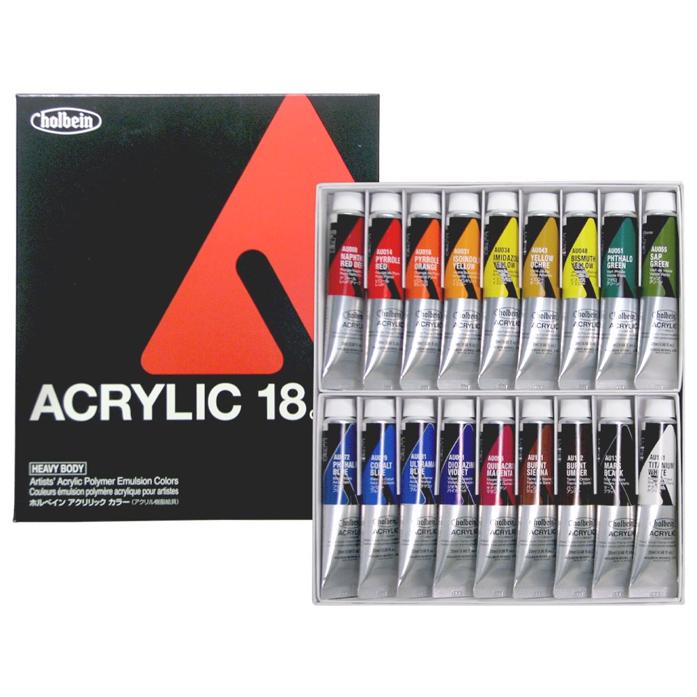 楽天市場】ホルベイン アクリリック カラー ヘビーボディ 20ml