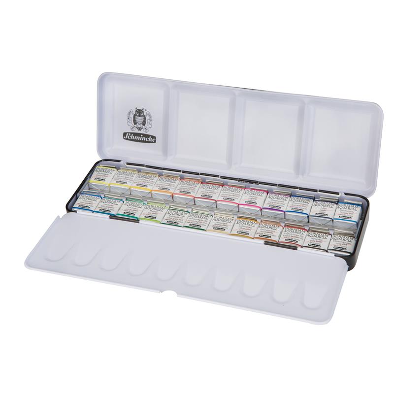 楽天市場】シュミンケ ホラダム 固形水彩 ハーフパン 12色セット 携帯