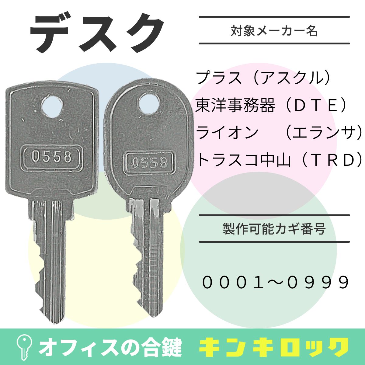 楽天市場】ウチダ UCHIDA 鍵 机 デスク ワゴン 合鍵 合カギ カギ