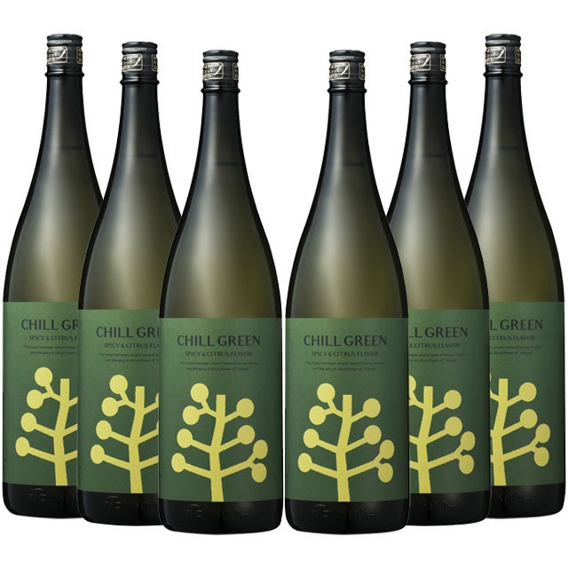 チルグリーン 25度 1800ml×6本 麦焼酎 濱田酒造※北海道・東北エリアは、別途運賃1000円発生します。|オーリック
