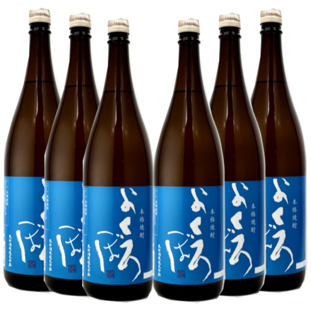 よくろぼ 白麹 25度 1800ml×6本 芋焼酎 丸西酒造※北海道・東北エリアは、別途運賃が1000円発生します。
