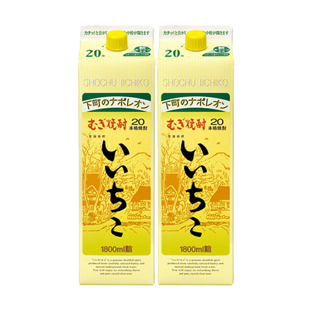 誠実】 いいちこ パック 20度 1800ml × 2本 セット 麦焼酎 三和酒類 ※北海道 東北エリアは別途運賃が1000円発生します  qdtek.vn