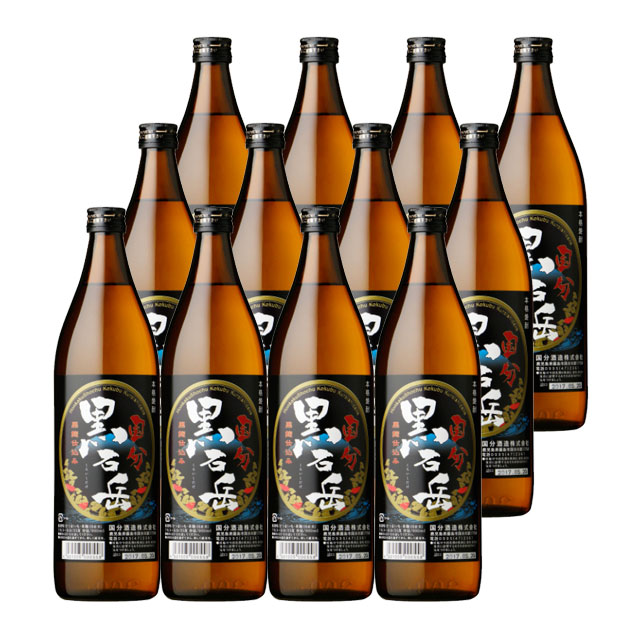 黒石岳 25度 900ml×12本 芋焼酎 国分酒造※北海道・東北エリアは別途運賃が1000円発生します。 9,865円
