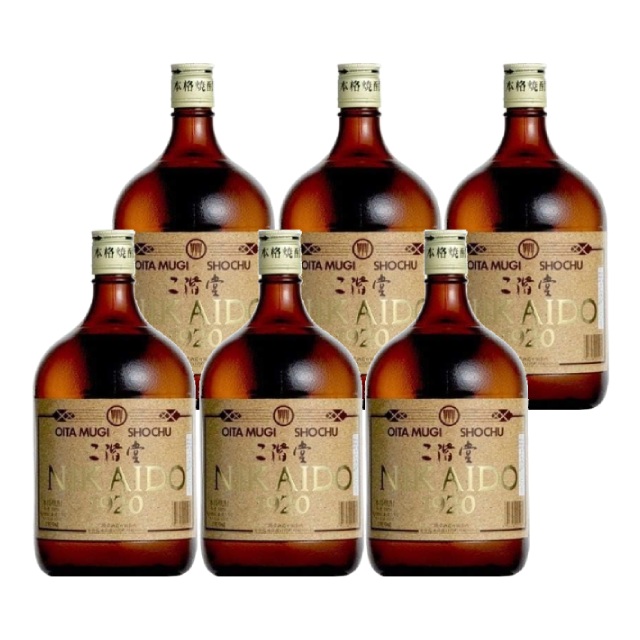 二階堂パーティーボトル 1920ml×6本 麦焼酎 二階堂酒造 大分※北海道・東北エリアは別途運賃が1000円発生します。|オーリック