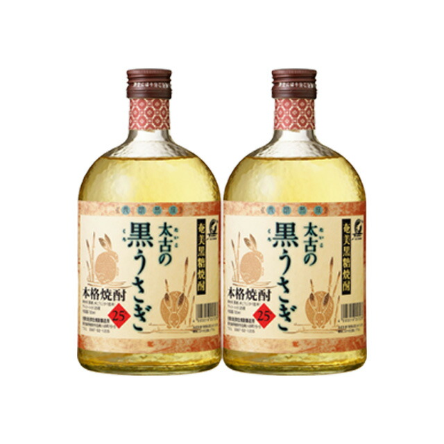 楽天市場】黒糖焼酎 太古の黒うさぎ25度720ml瓶※包装非対応 : 九州酒