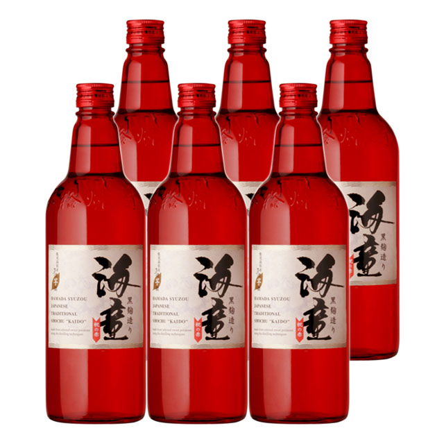 海童(かいどう) 祝の赤 25度 720ml×6本 芋焼酎 濱田酒造 ケース買い送料無料 濱田酒造※北海道・東北地区は、別途送料1000円が発生します。