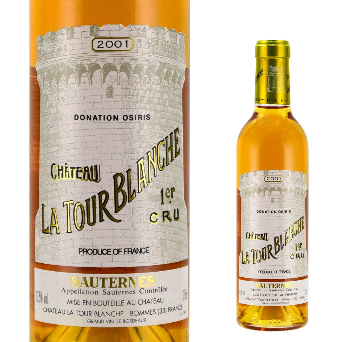 【楽天市場】シャトー・ラ・トゥール・ブランシュ 2001 375mlハーフボトル 貴腐ワイン ソーテルヌ Chateau La Tour