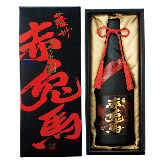赤兎馬 (せきとば)極味の雫(金ラベル)35度 720ml 箱入り 芋焼酎 薩洲濱田屋伝兵衛限定品 原酒
