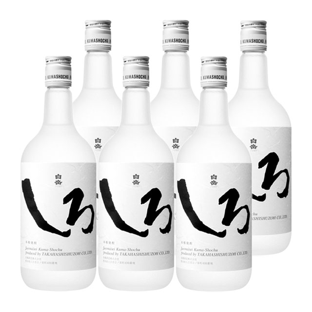 楽天市場】焼酎 本格焼酎 白岳 しろ 720ml 6本 25度 瓶 高橋酒造