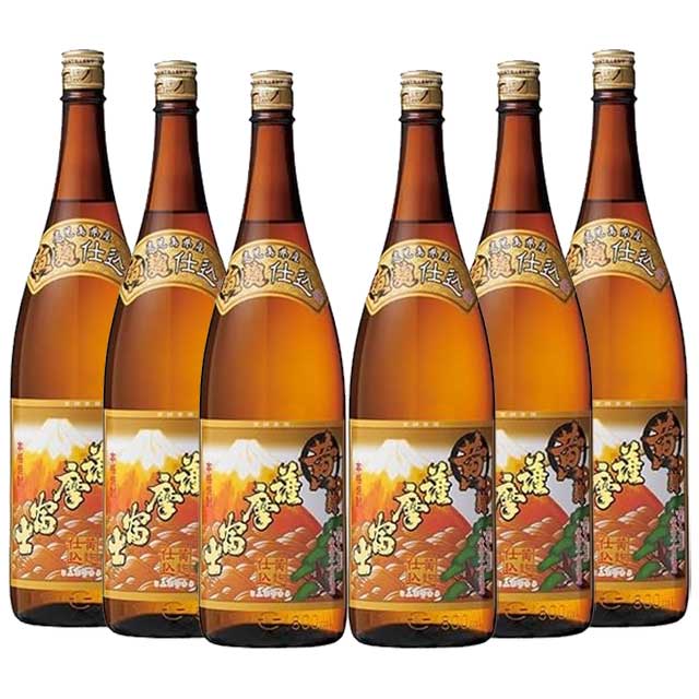 薩摩富士 黄麹 25度 1800ml×6本 芋焼酎 濱田酒造※北海道･東北エリアは別途運賃が1000円発生します。