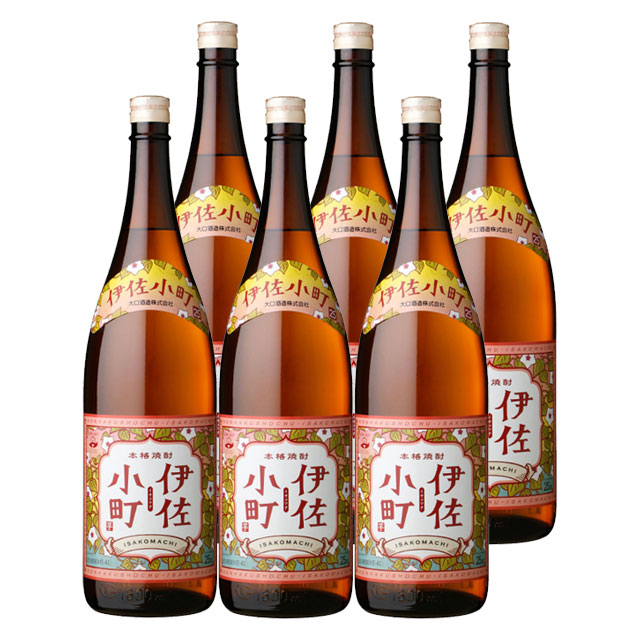 伊佐小町 25度 1800ml×6本セット 芋焼酎 大口酒造※北海道・東北エリアは別途運賃が1000円発生します。