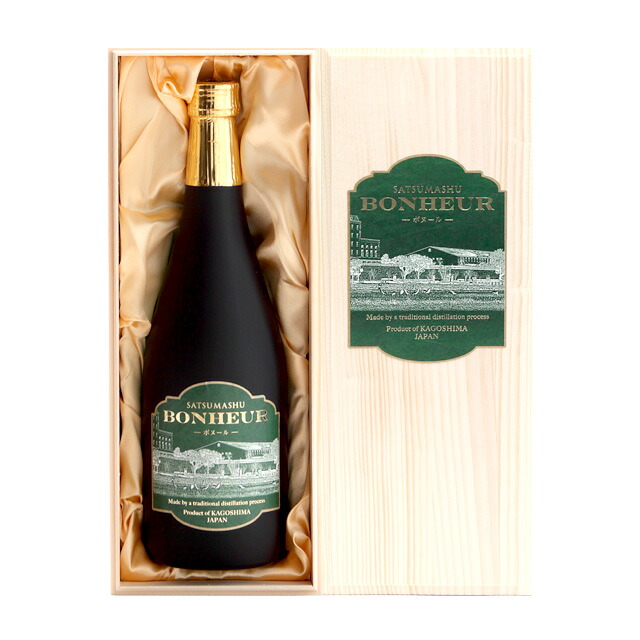 ボヌール 25度 720ml×6本 木箱入り 芋焼酎 出水酒造 BONHEURワイン酵母、黄麹で仕込みました。※北海道･東北エリアは別途運賃が1000円発生します。