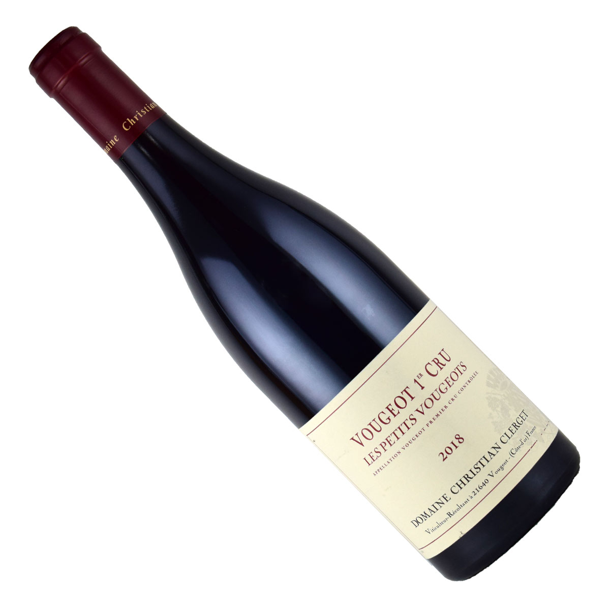 ドメーヌ・クリスチャン・クレルジェ　ヴージョ　1er　レ・プティ・ヴージョ　2018　750ml赤Vougeot 1er Cru Les Petits Vougeots
