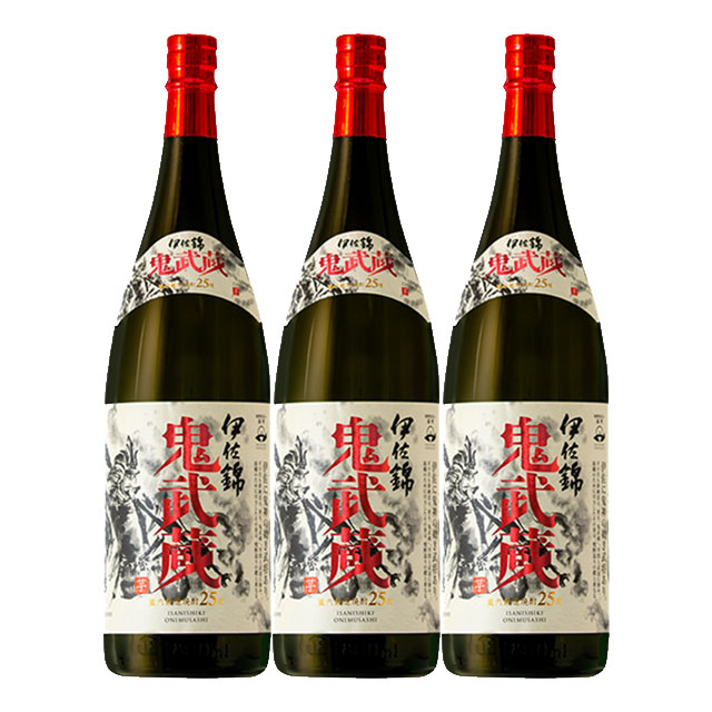 2025年10月20日より出荷予定！鹿児島限定 伊佐錦 鬼武蔵(オニムサシ) 25度 1800ml×3本 芋焼酎 大口酒造※北海道･東北エリアは別途運賃が1000円発生します。