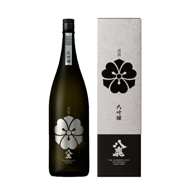 鋭鹿酒 楽天市場】上品な香りと優美なキレ 八鹿五酒 大吟醸 銀 15度 720ml