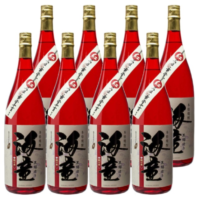 海童(かいどう) 祝の赤 25度 1800ml×8本 芋焼酎 濱田酒造 鹿児島※北海道･東北エリアは別途運賃が1000円発生します。