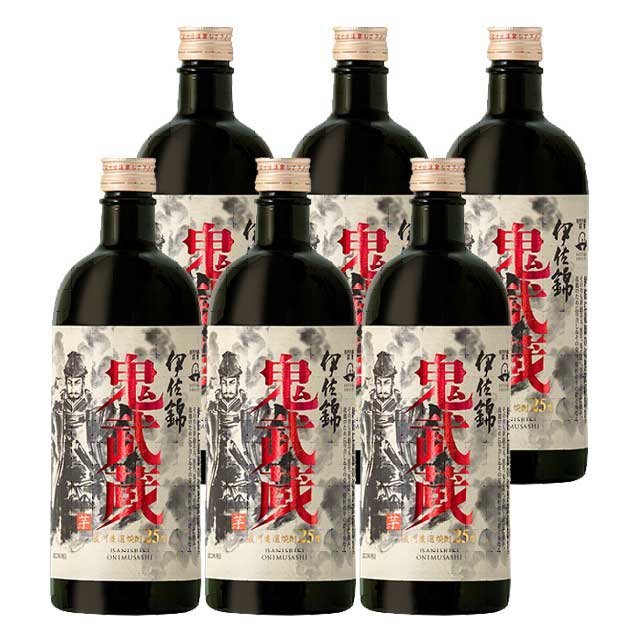 2025年10月20日より出荷予定！鹿児島限定 伊佐錦 鬼武蔵(オニムサシ) 25度 720ml×6本 芋焼酎 大口酒造※北海道･東北エリアは別途運賃が1000円発生します。