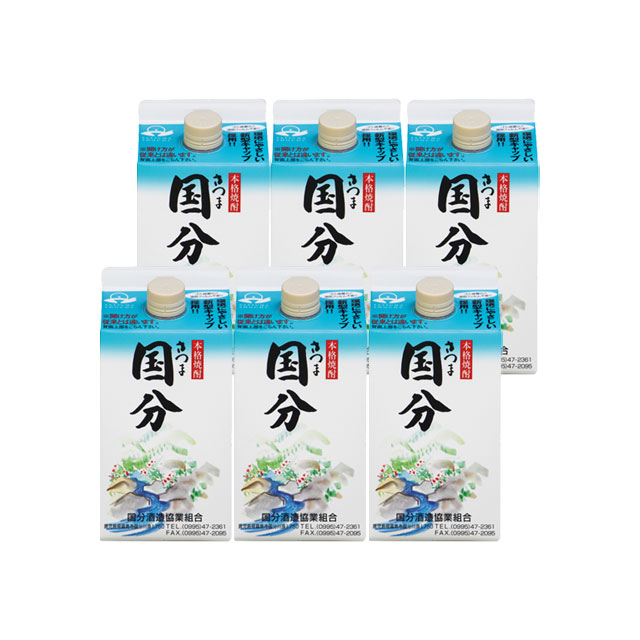 お買い得 さつま国分 パック 25度 900ml×6本 芋焼酎 国分酒造 ケース買い※北海道・東北エリアは別途運賃が1000円発生します。