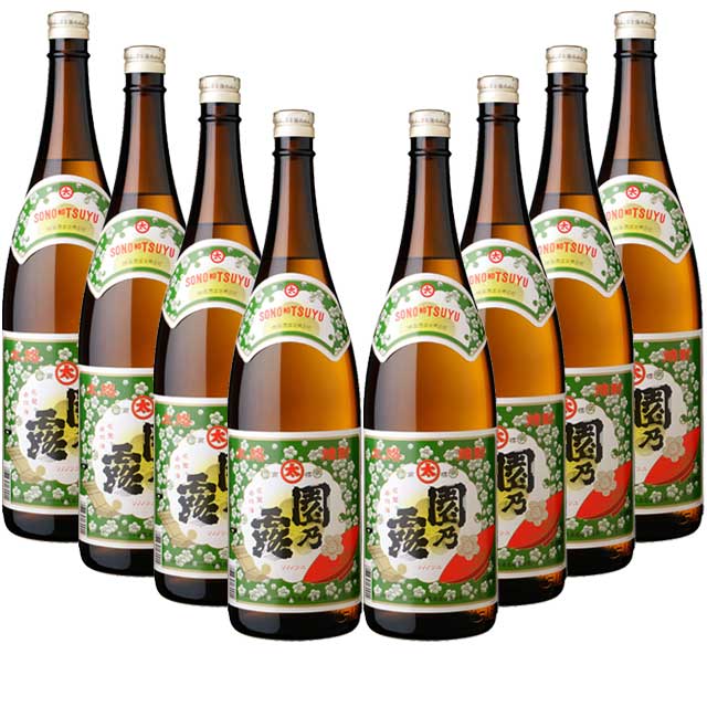 園乃露 25度 1800ml×8本 芋焼酎 植園酒造※北海道・東北エリアは別途運賃が1000円発生します。