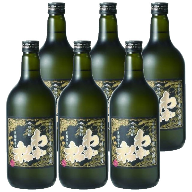 わか松 黒麹 25度 720ml×6本 芋焼酎 若松酒造※北海道･東北エリアは別途運賃が1000円発生します。 5,328円