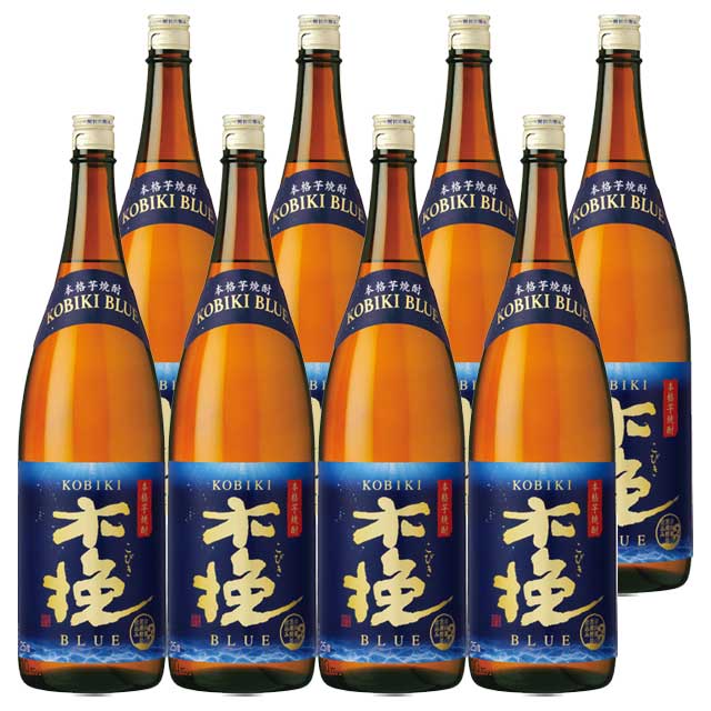 木挽BLUE 25度 1800ml×8本 芋焼酎 雲海酒造※北海道･東北エリアは別途運賃が1000円発生します。