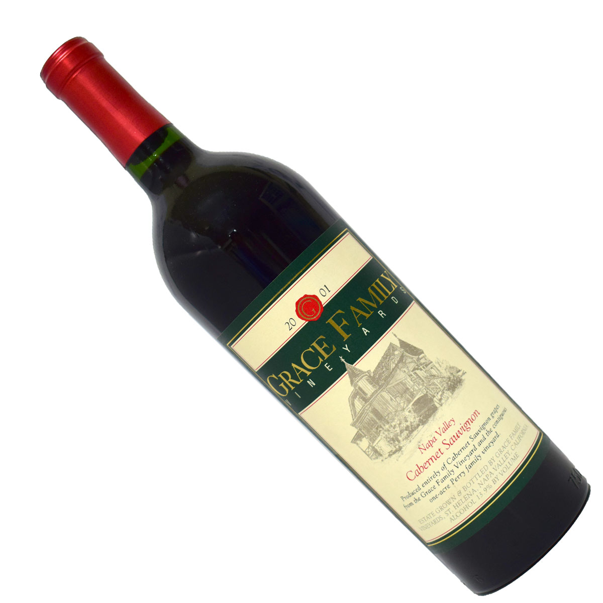 グレース・ファミリー　カベルネ・ソーヴィニヨン　2001（平成13年）750ml赤　ナパバレー　カリフォルニアGRACE FAMILY VINEYARD Cabernet Sauvignon Napa Valley