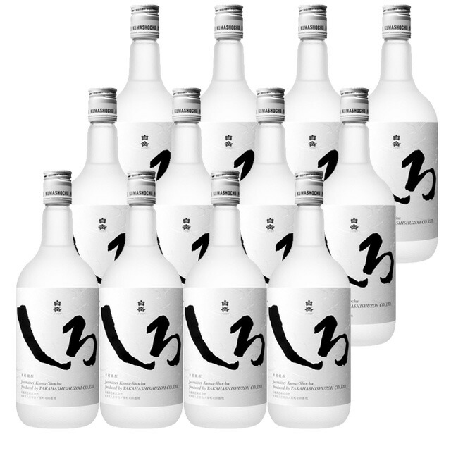 白岳しろ 25度 720ml×12本 米焼酎 高橋酒造 球磨焼酎※北海道･東北エリアは別途運賃が1000円発生します。